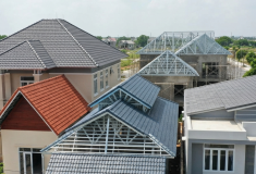Các kiểu mái phù hợp với hệ khung kèo Vintruss