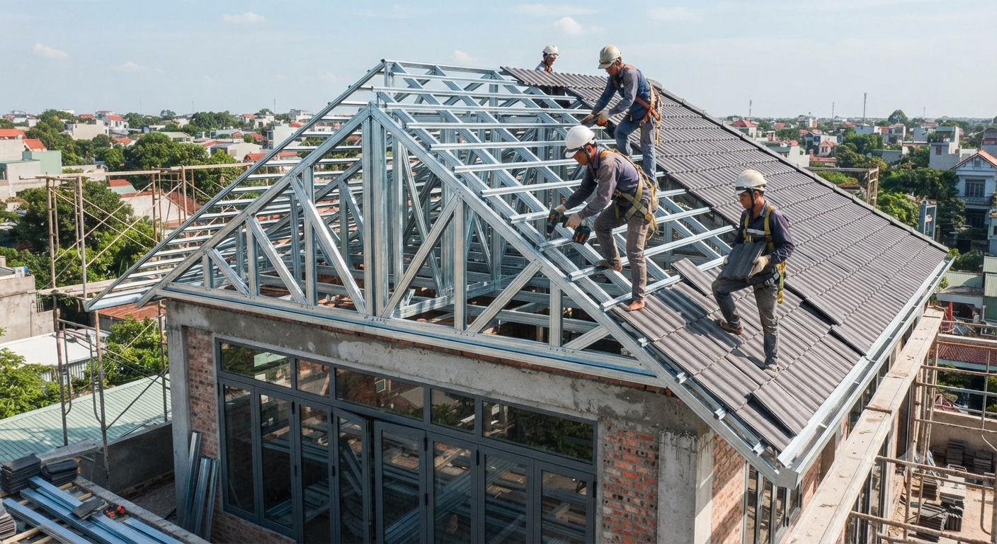 Các yếu tố kỹ thuật ảnh hưởng đến khoảng cách thanh kèo